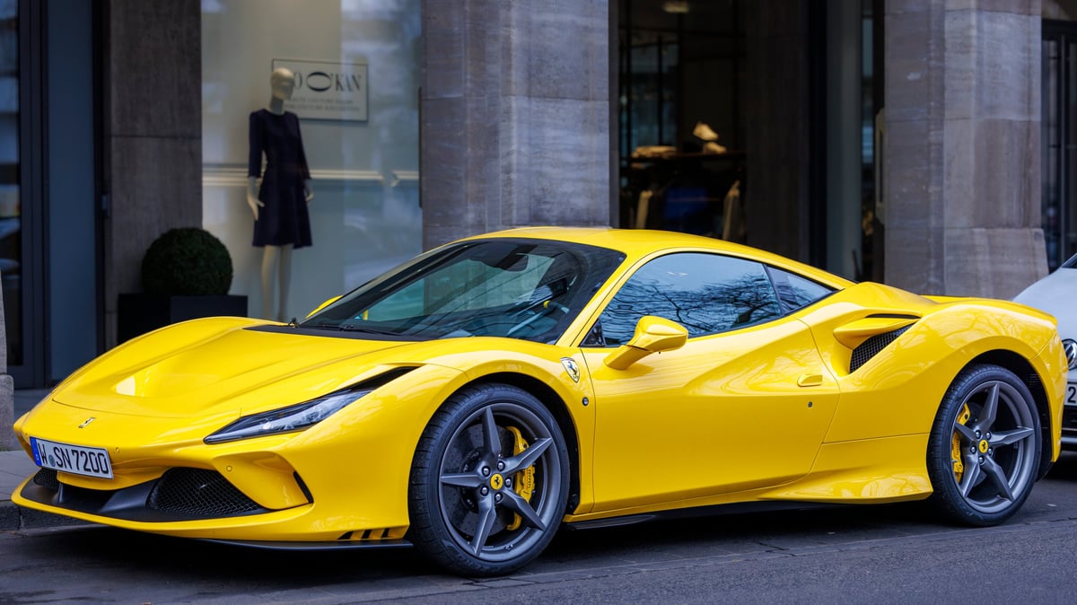 Ferrari F8 Tributo is a beautiful and powerful sports car.